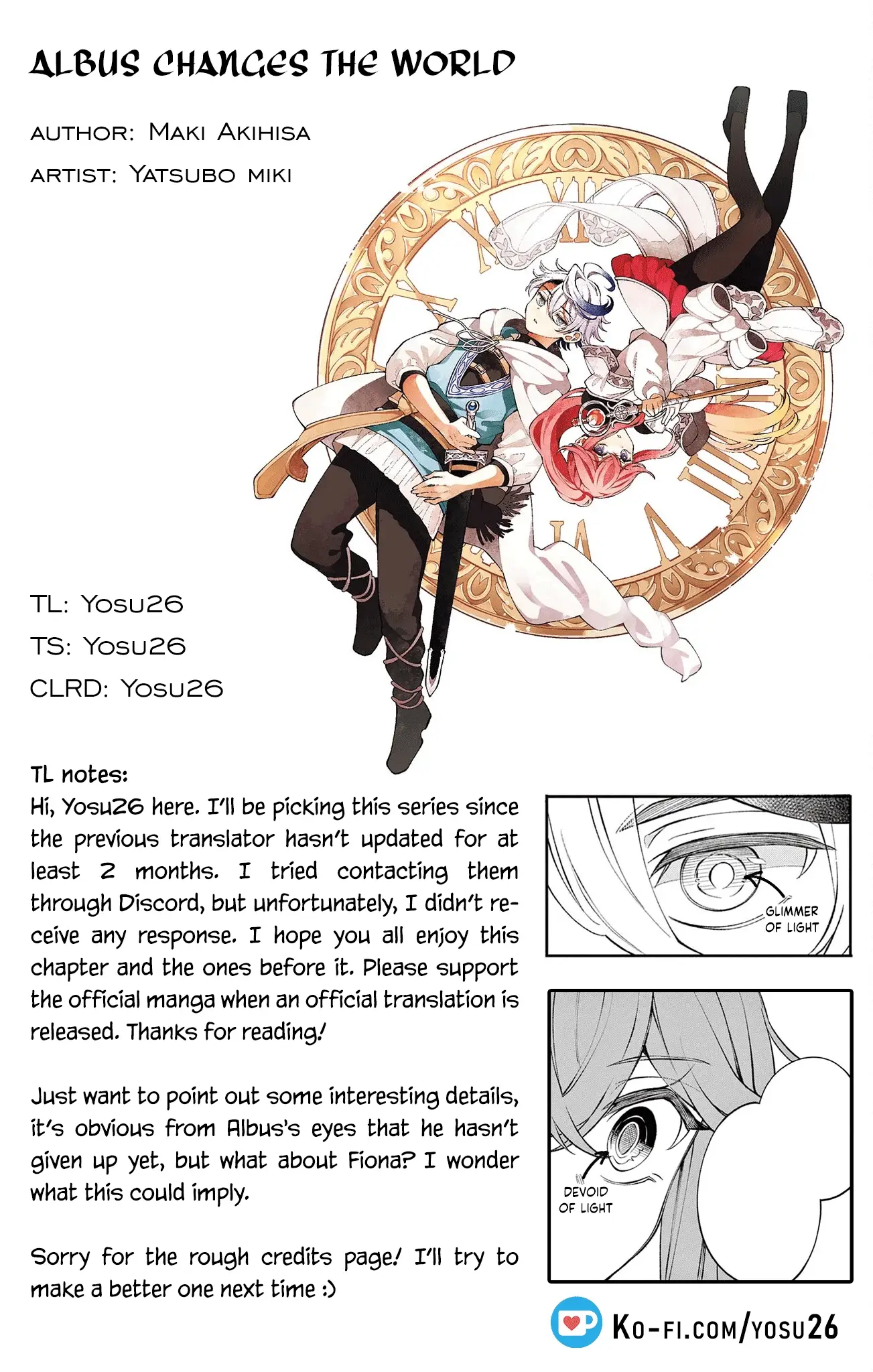 Read Albus Changes the World Manga Online