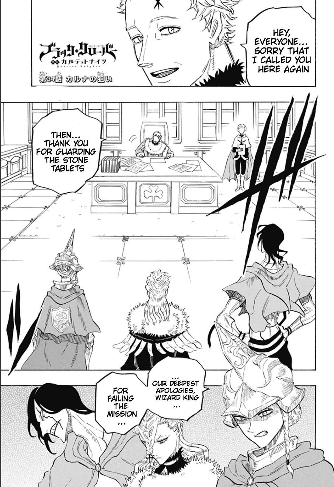 Read Black Clover Gaiden Quartet Knights Manga Online