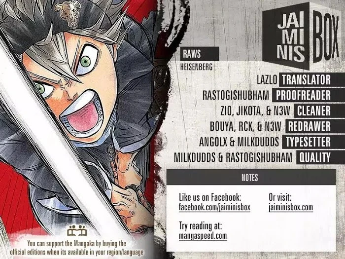 Read Black Clover Manga Online