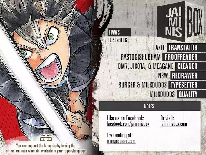 Read Black Clover Manga Online