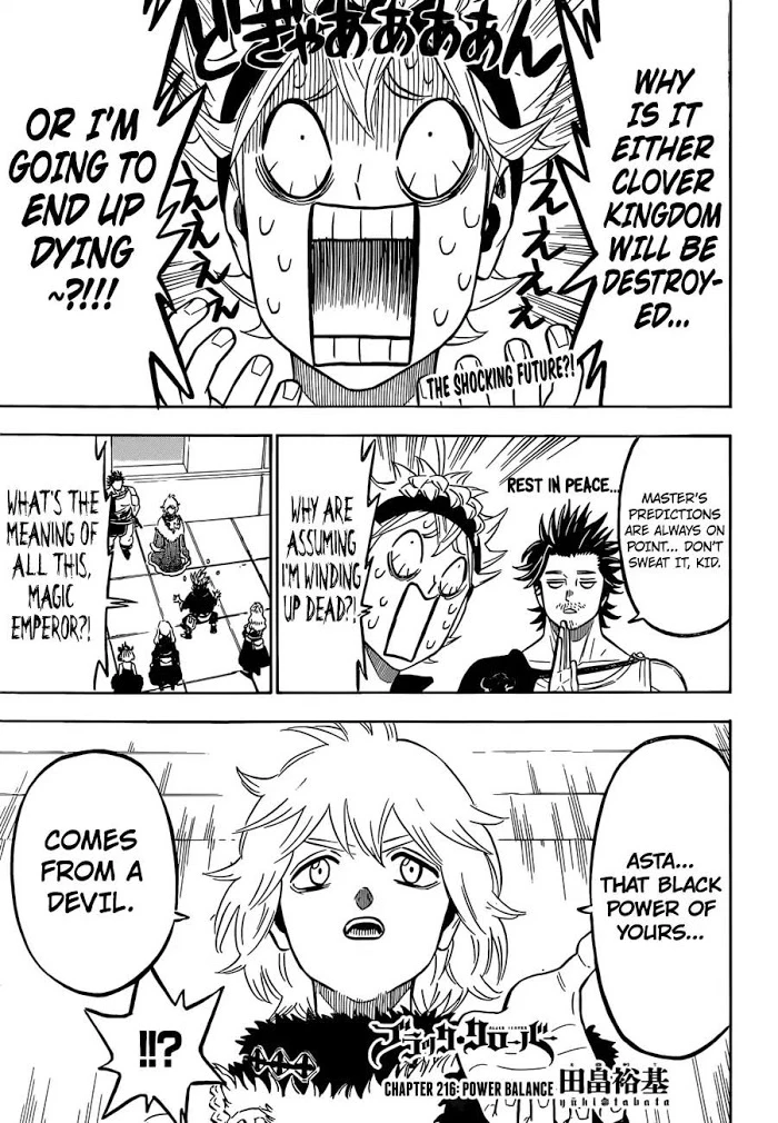 Read Black Clover Manga Online