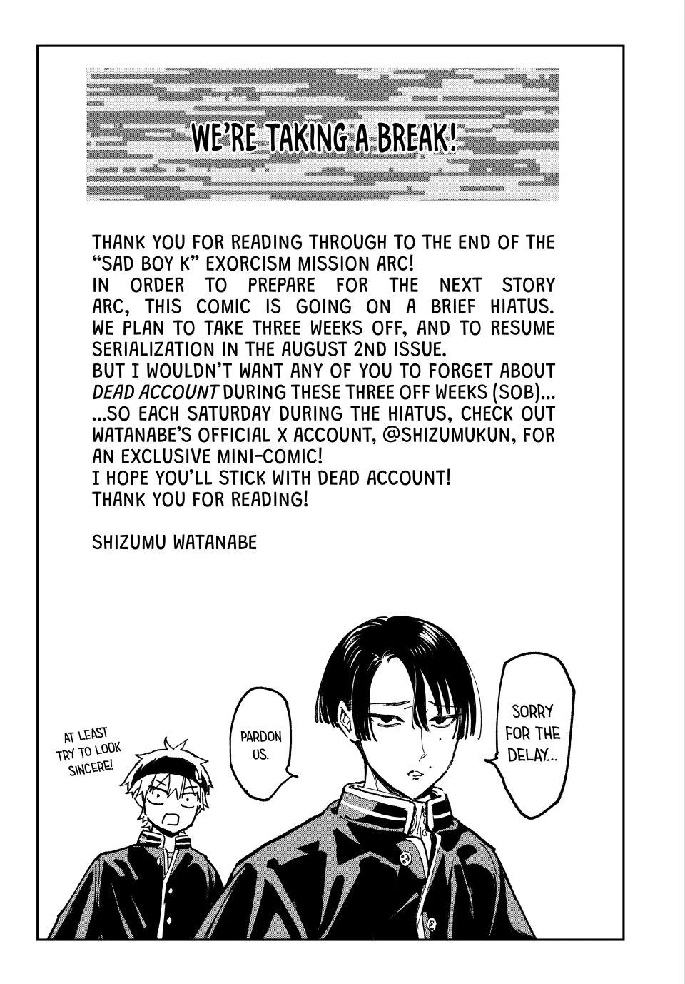 Read Dead Account Manga Online
