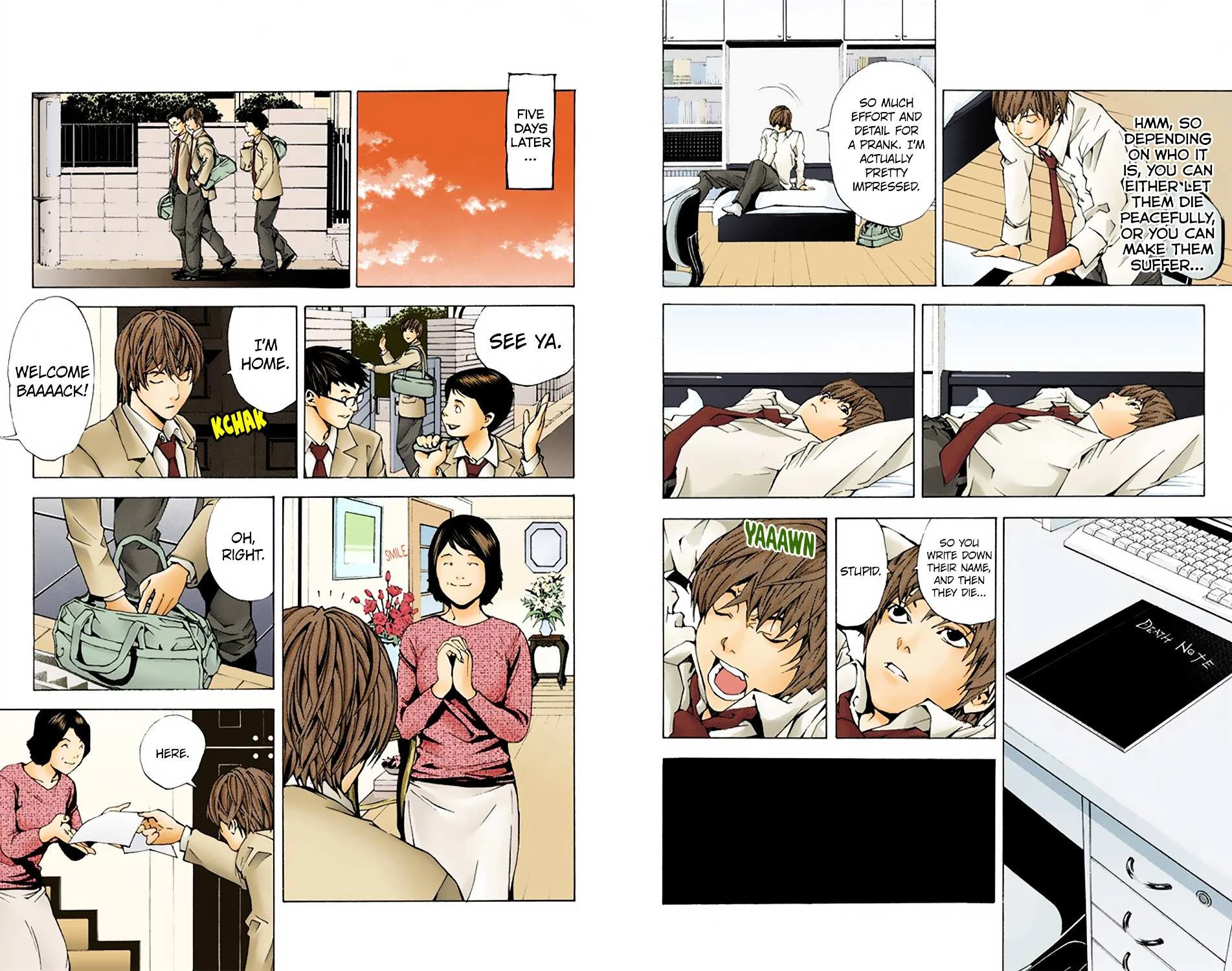 Read Death Note [Colored Edition] Manga Online