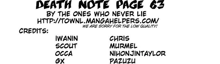 Read Death Note [Colored Edition] Manga Online