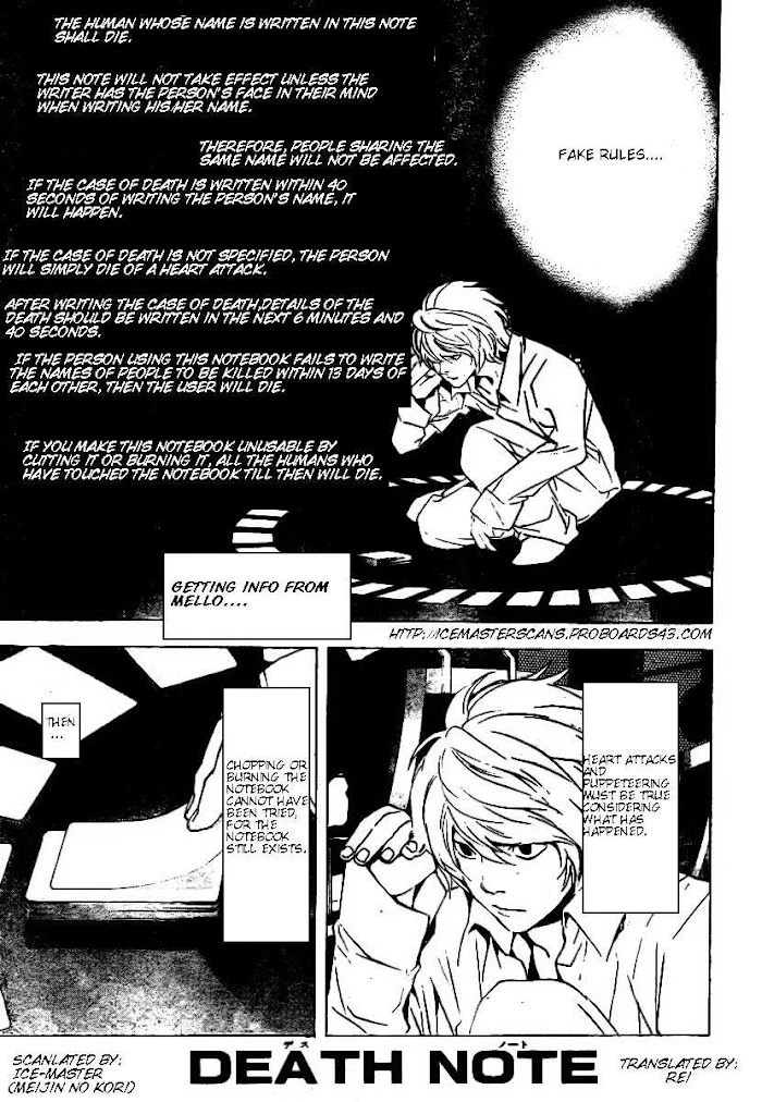 Read Death Note [Colored Edition] Manga Online
