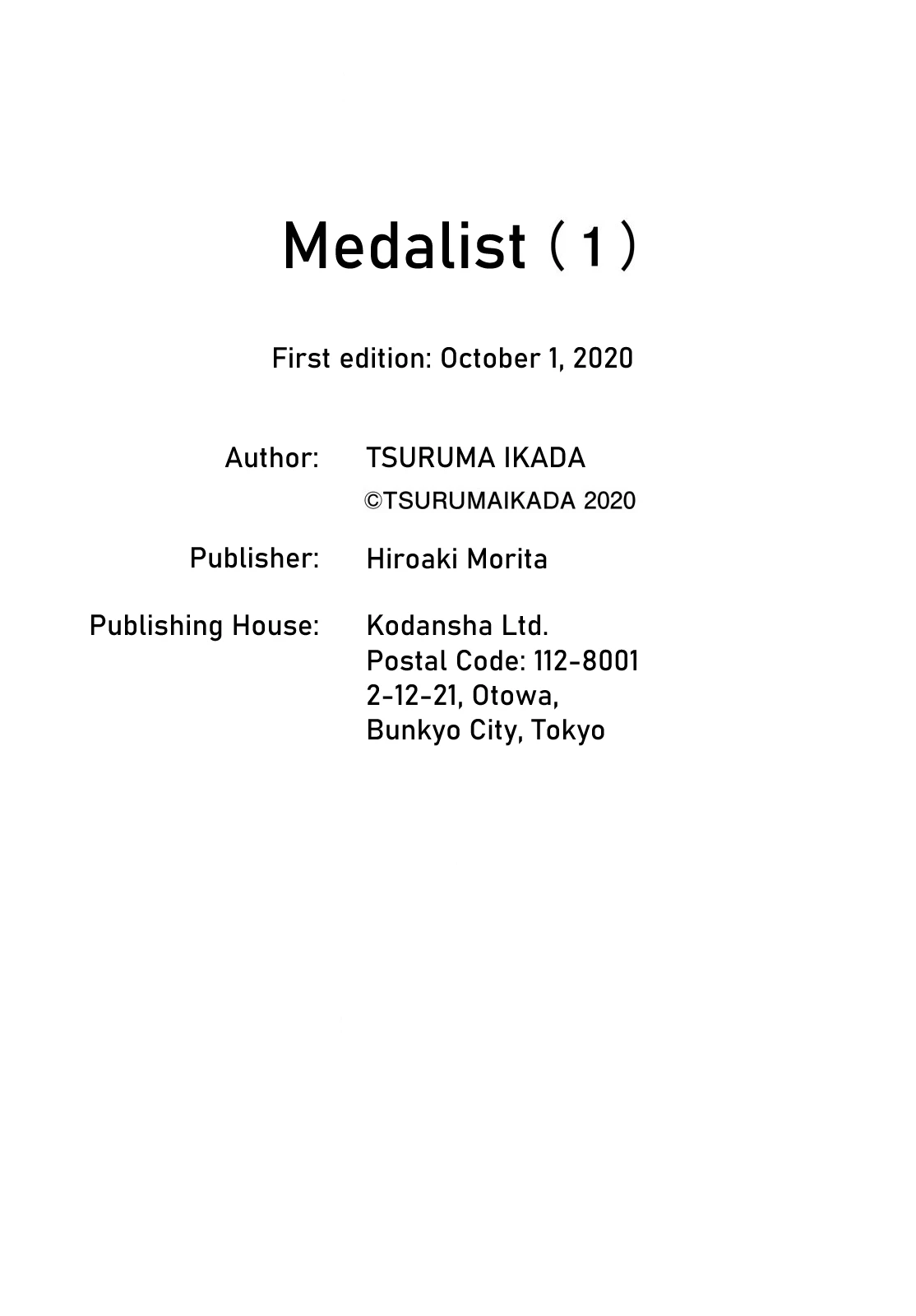 Read Medalist Manga Online