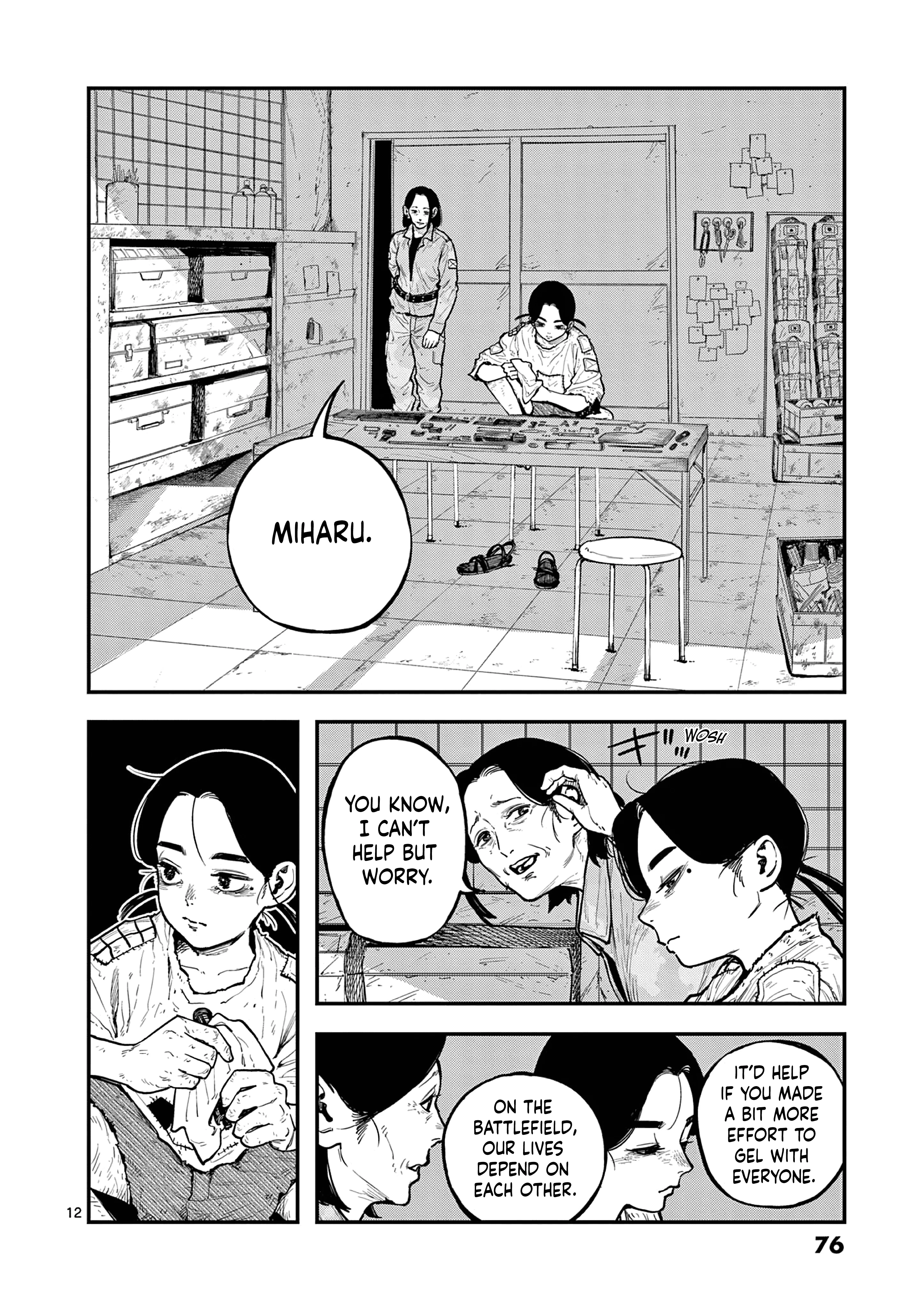 Read Miharu's Seat of War Manga Online