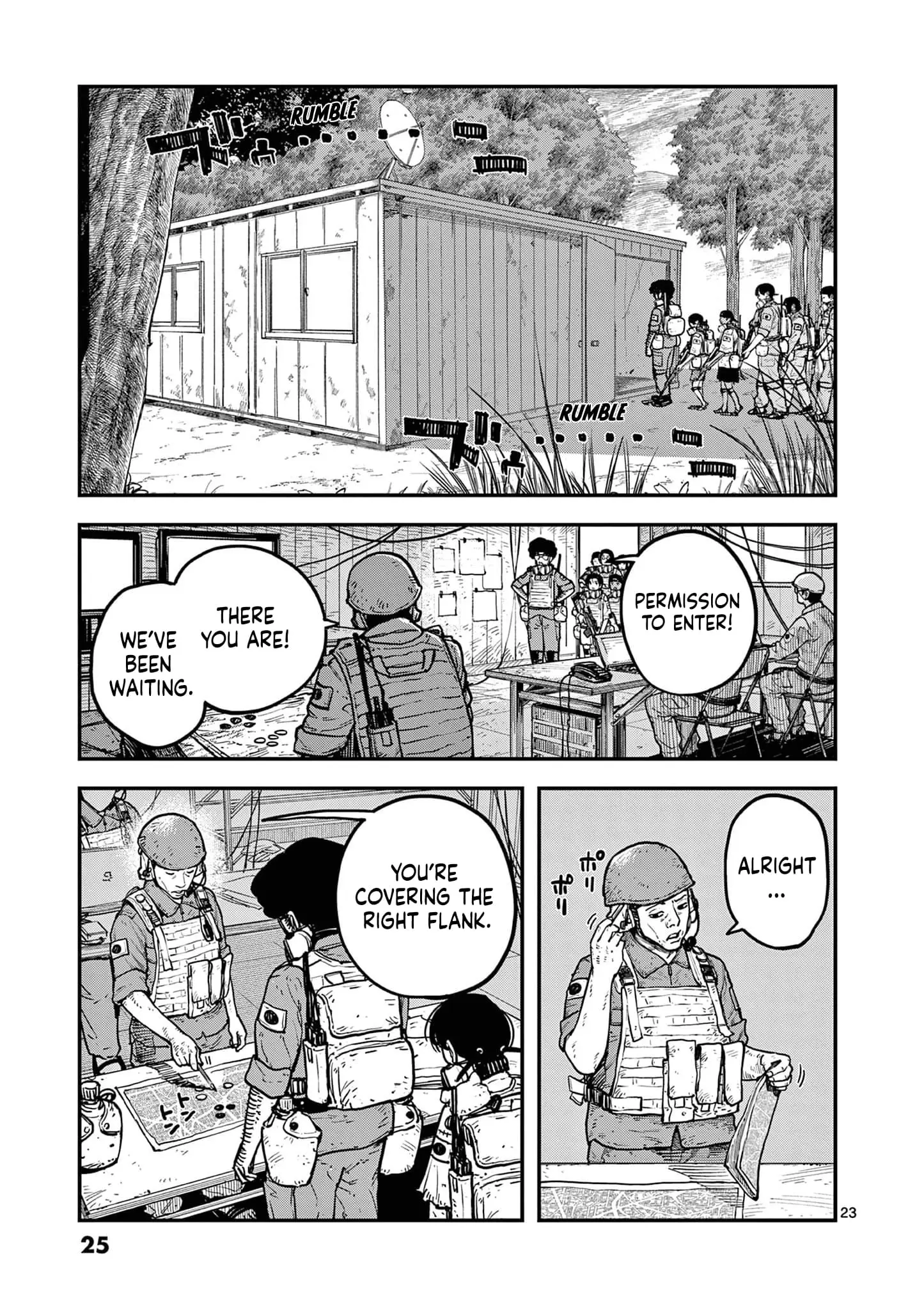 Read Miharu's Seat of War Manga Online