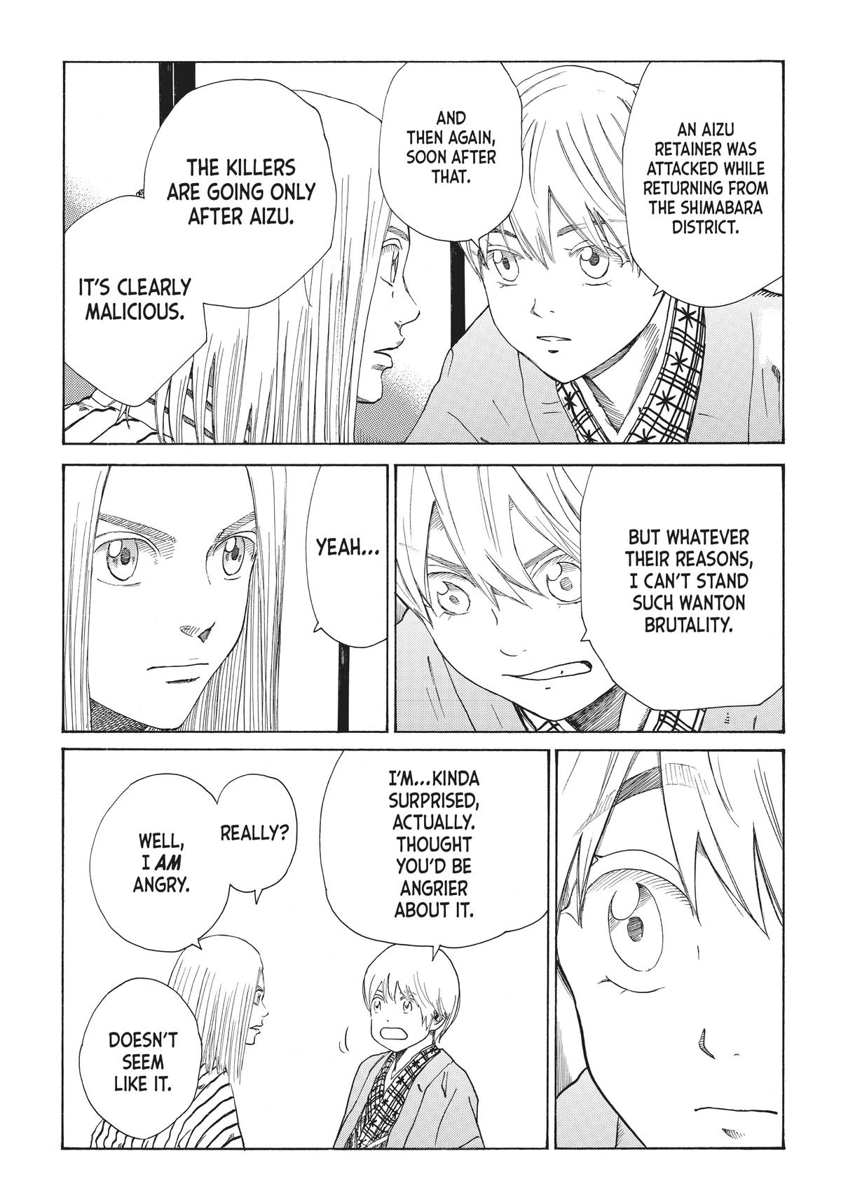 Read The Blue Wolves of Mibu Manga Online