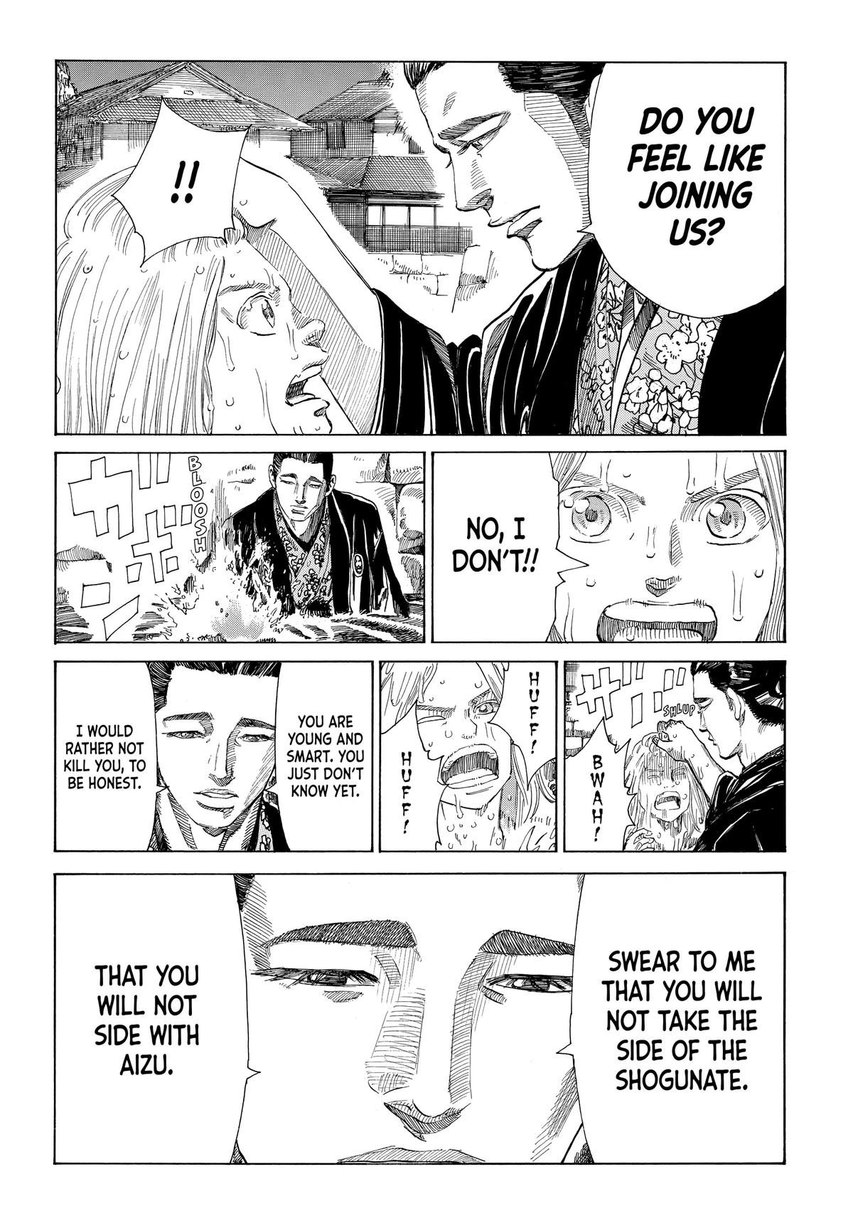 Read The Blue Wolves of Mibu Manga Online