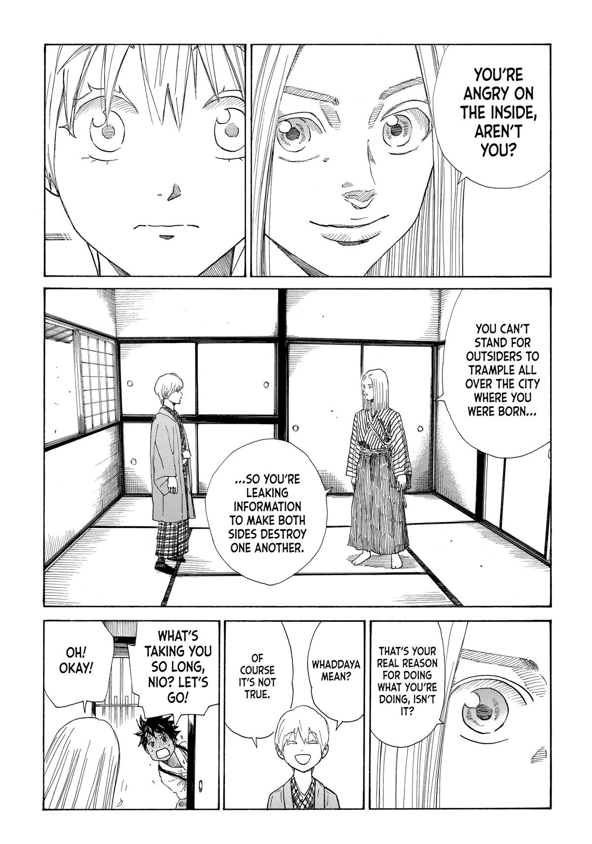 Read The Blue Wolves of Mibu Manga Online