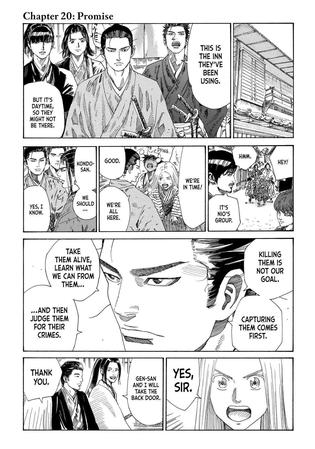 Read The Blue Wolves of Mibu Manga Online
