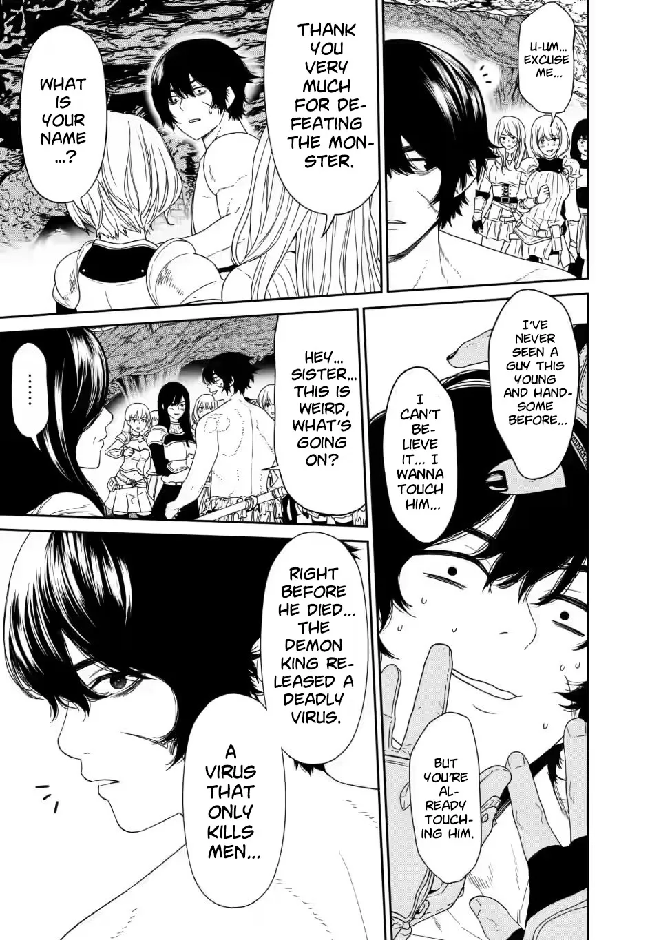 Read The Virgin Hero Who Fought in the Dungeon for 20 Years Male to Female Ratio 1-1000 Manga Online