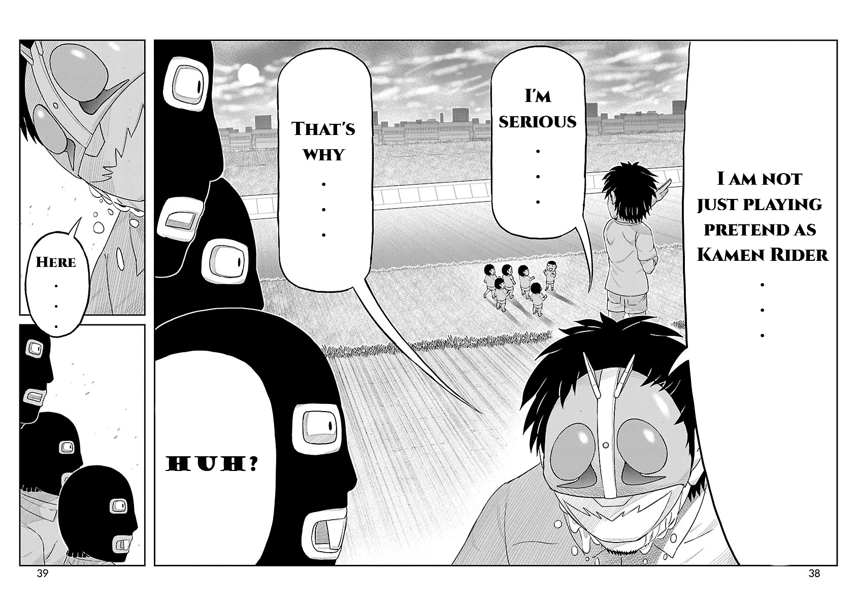 Read Tojima Wants to Be a Kamen Rider Manga Online