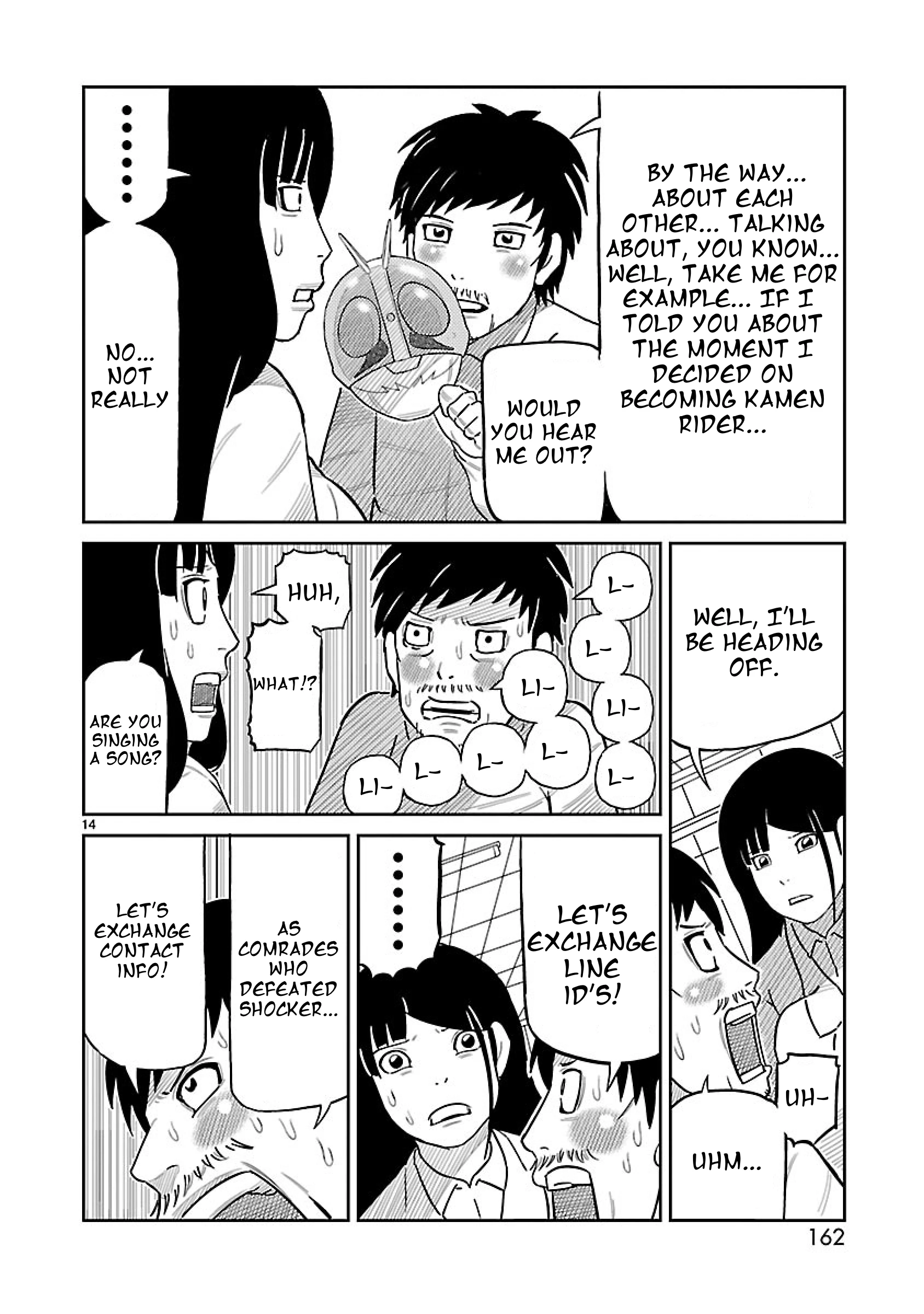 Read Tojima Wants to Be a Kamen Rider Manga Online