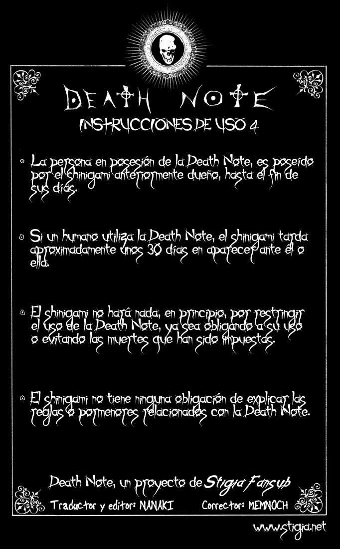Read Death Note ES Manga Online