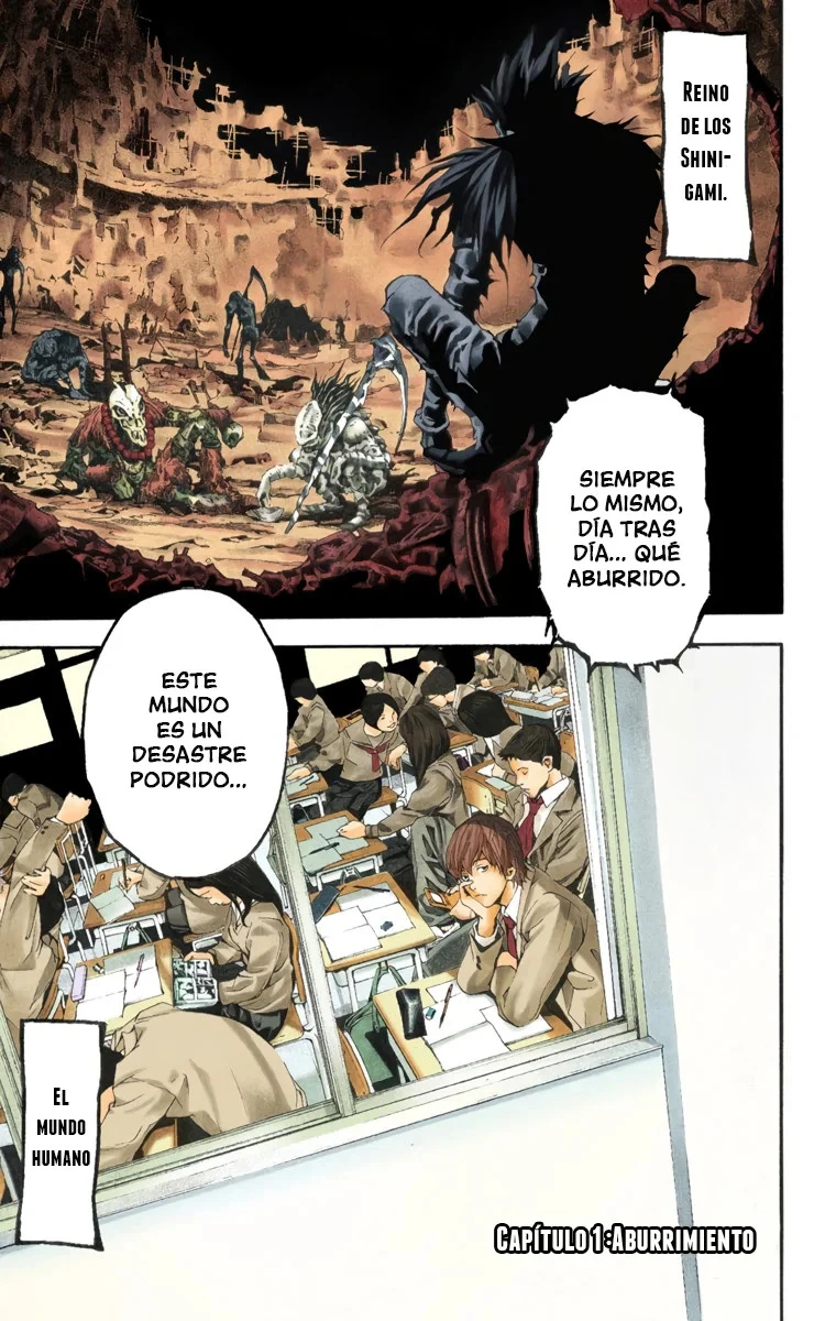 Read Death Note Full Color ES Manga Online
