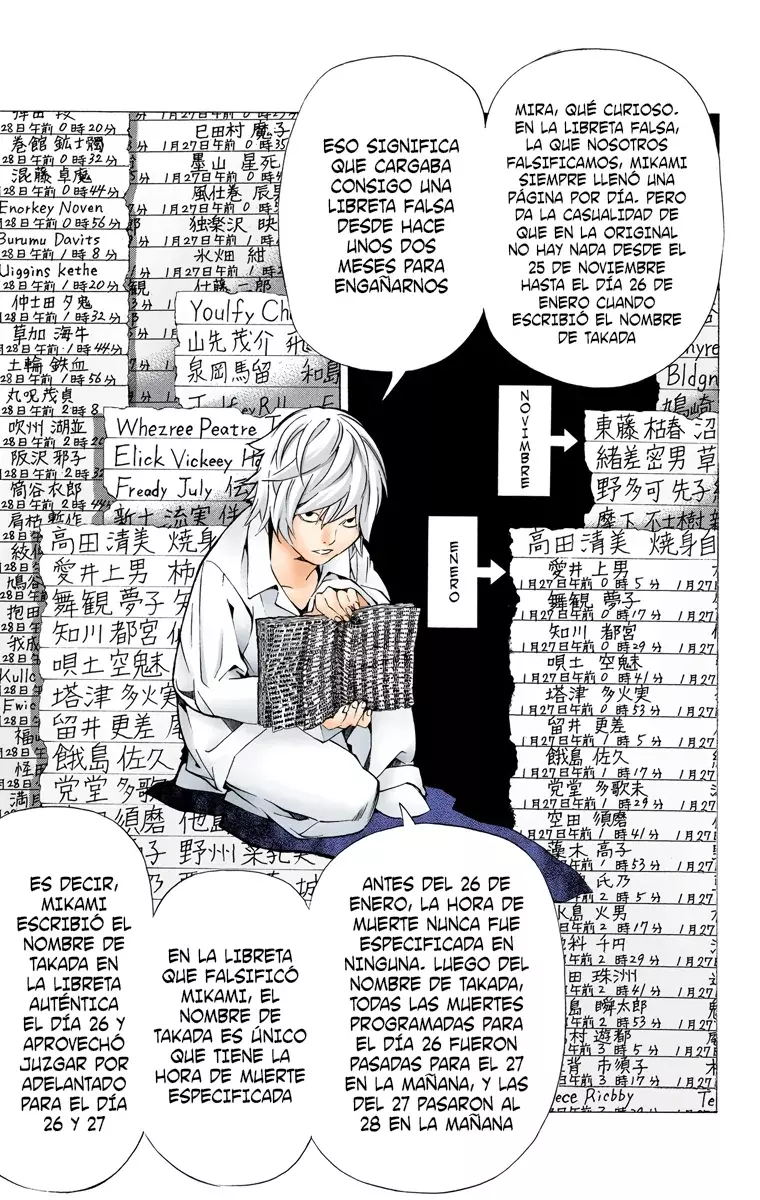 Read Death Note Full Color ES Manga Online