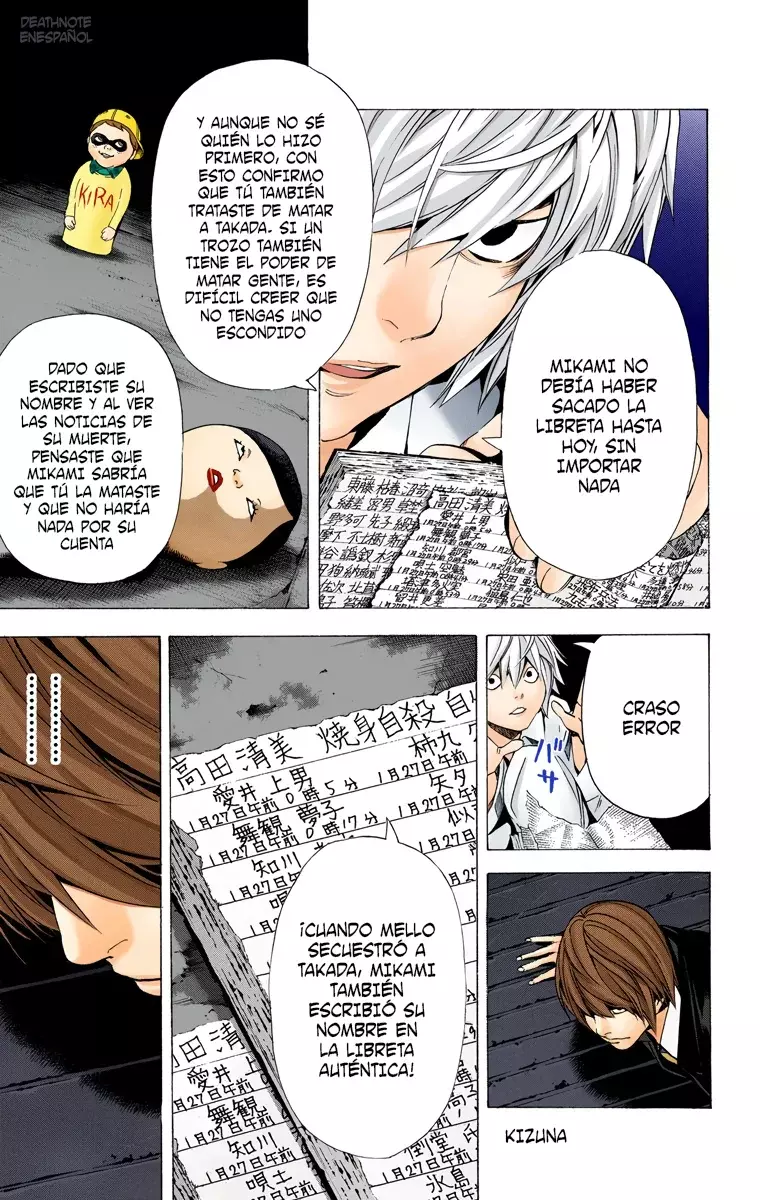 Read Death Note Full Color ES Manga Online