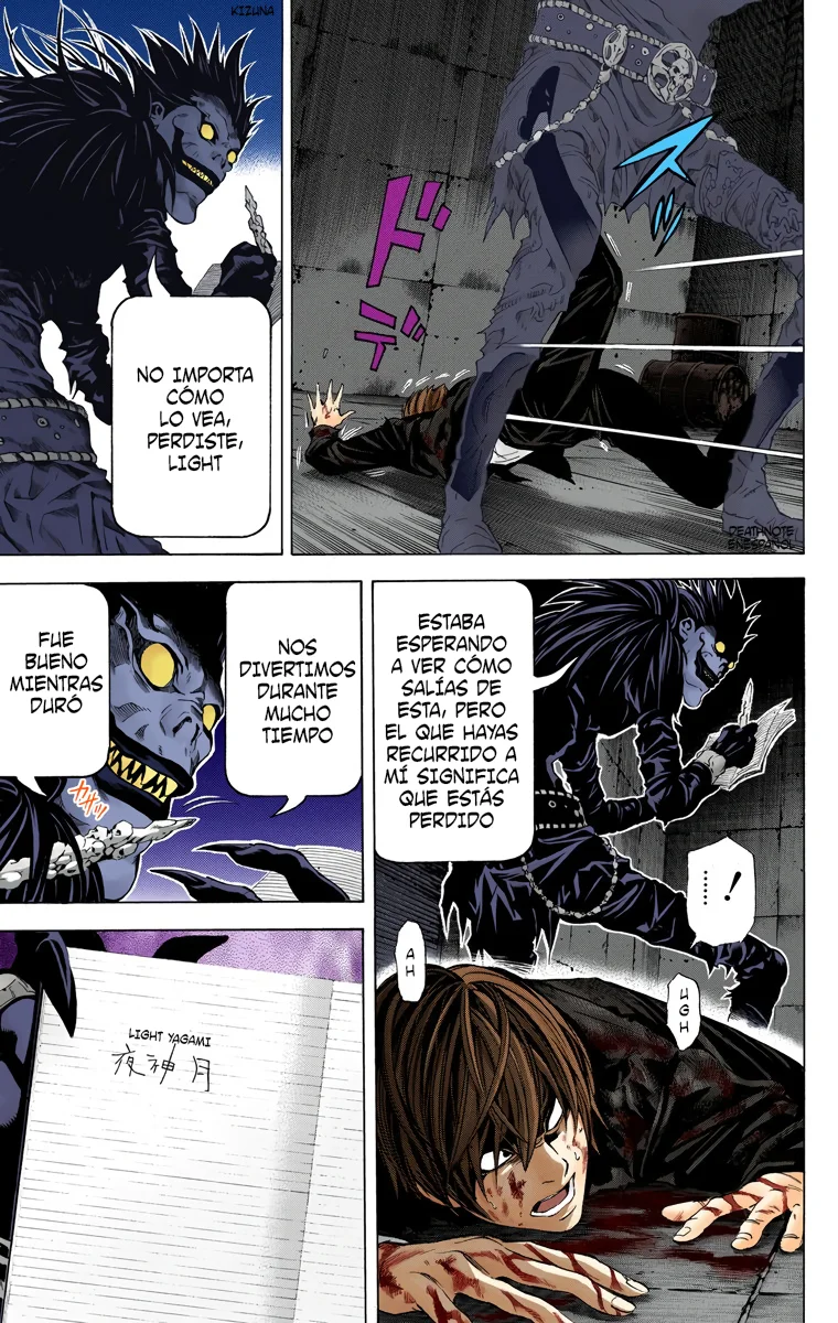Read Death Note Full Color ES Manga Online