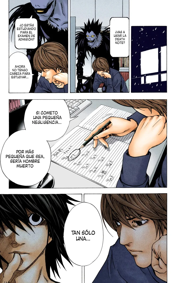 Read Death Note Full Color ES Manga Online