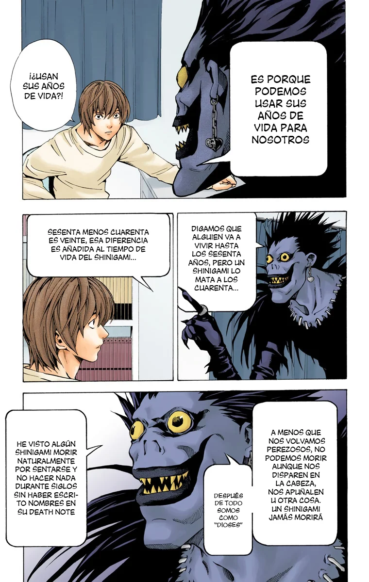 Read Death Note Full Color ES Manga Online
