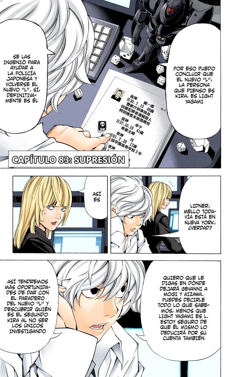 Read Death Note Full Color ES Manga Online