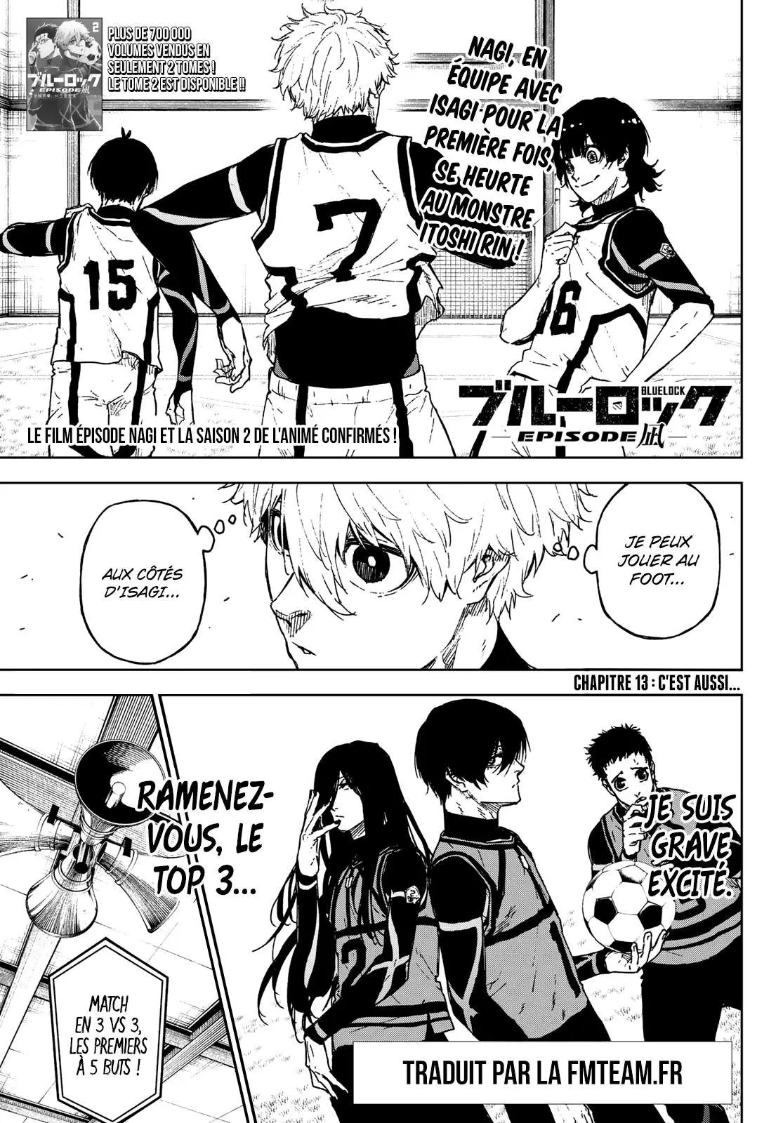 Read Blue Lock Episode Nagi FR Manga Online