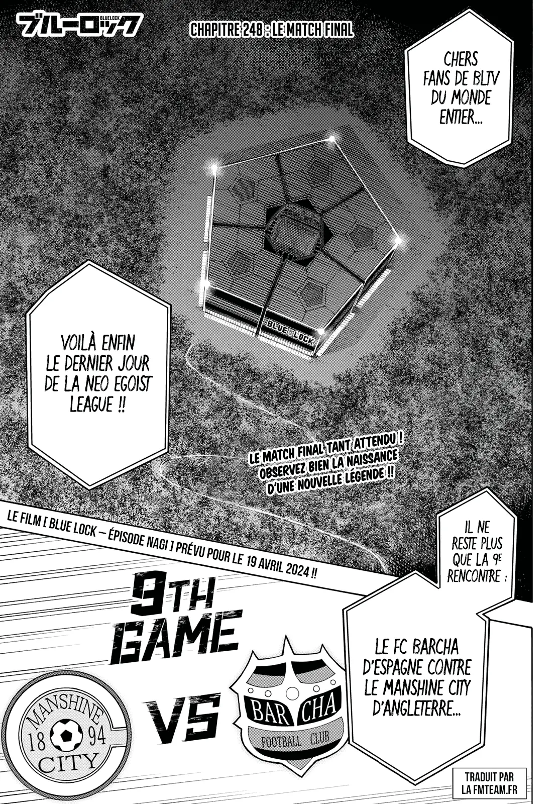 Read Blue Lock FR Manga Online