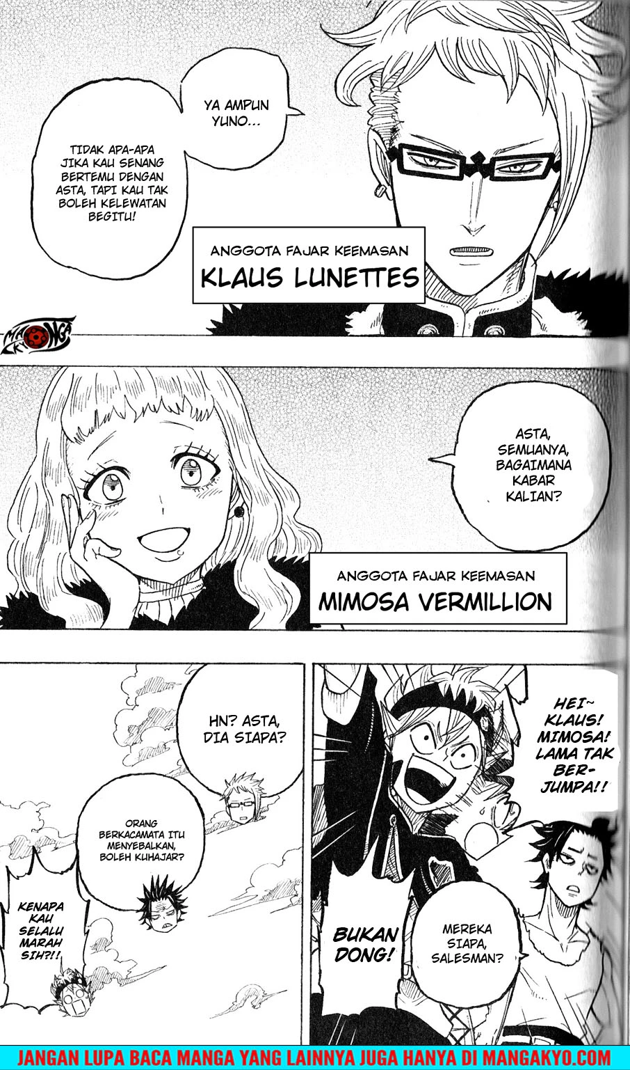 Read Black Clover Gaiden Quartet Knights Bahasa Indonesia ID Manga Online