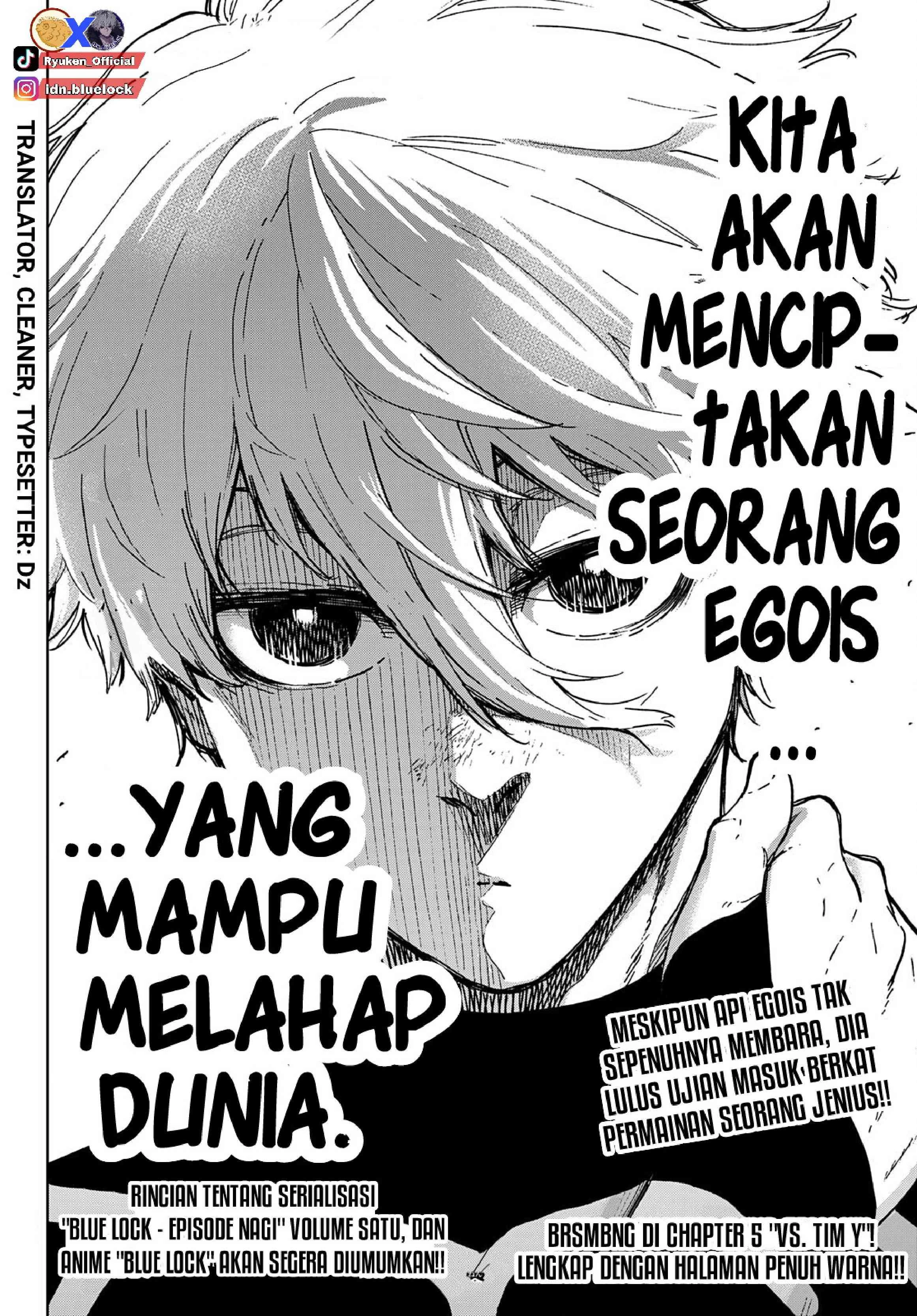 Read Blue Lock Episode Nagi ID Manga Online