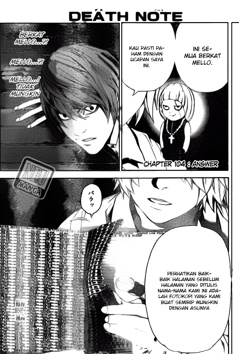 Read Death Note Bahasa Indonesia ID Manga Online