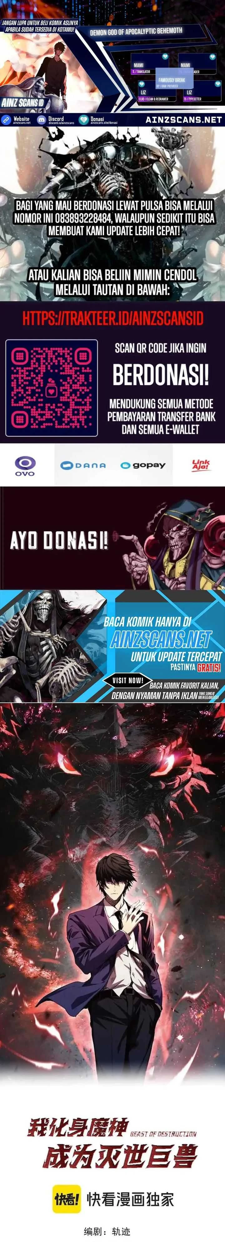 Read Demon God of Apocalyptic Behemoth ID Manga Online
