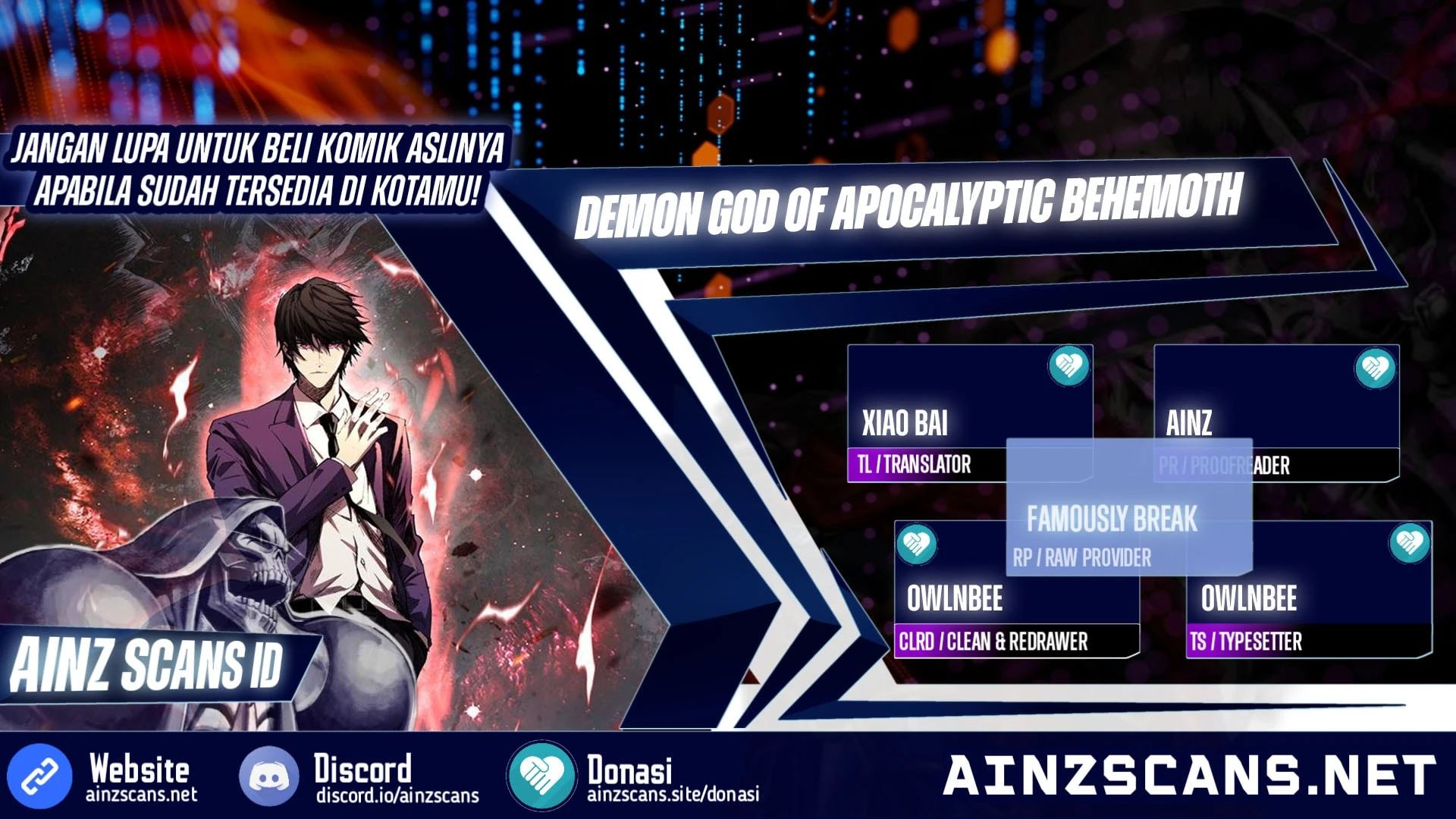 Read Demon God of Apocalyptic Behemoth ID Manga Online