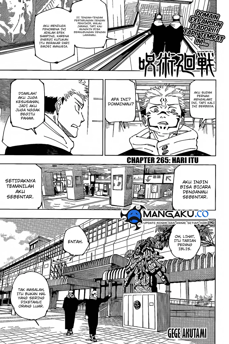 Read Jujutsu Kaisen Bahasa Indonesia ID Manga Online