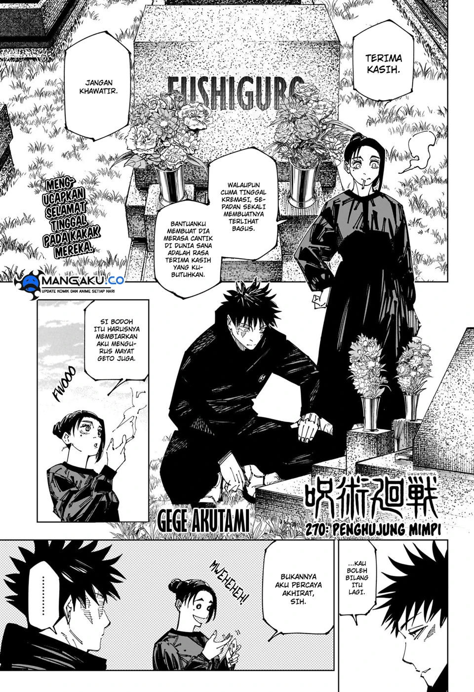 Read Jujutsu Kaisen Bahasa Indonesia ID Manga Online