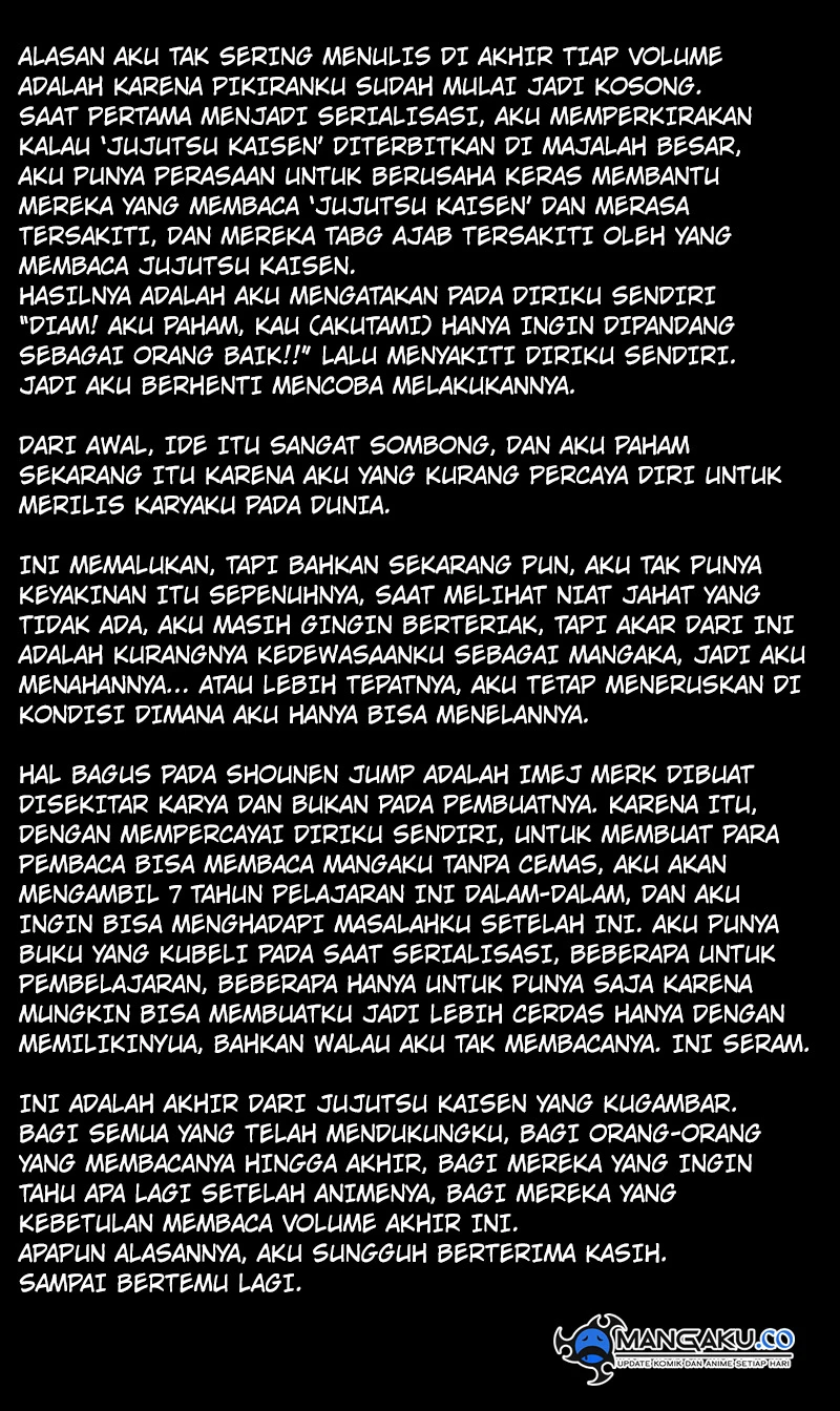 Read Jujutsu Kaisen Bahasa Indonesia ID Manga Online