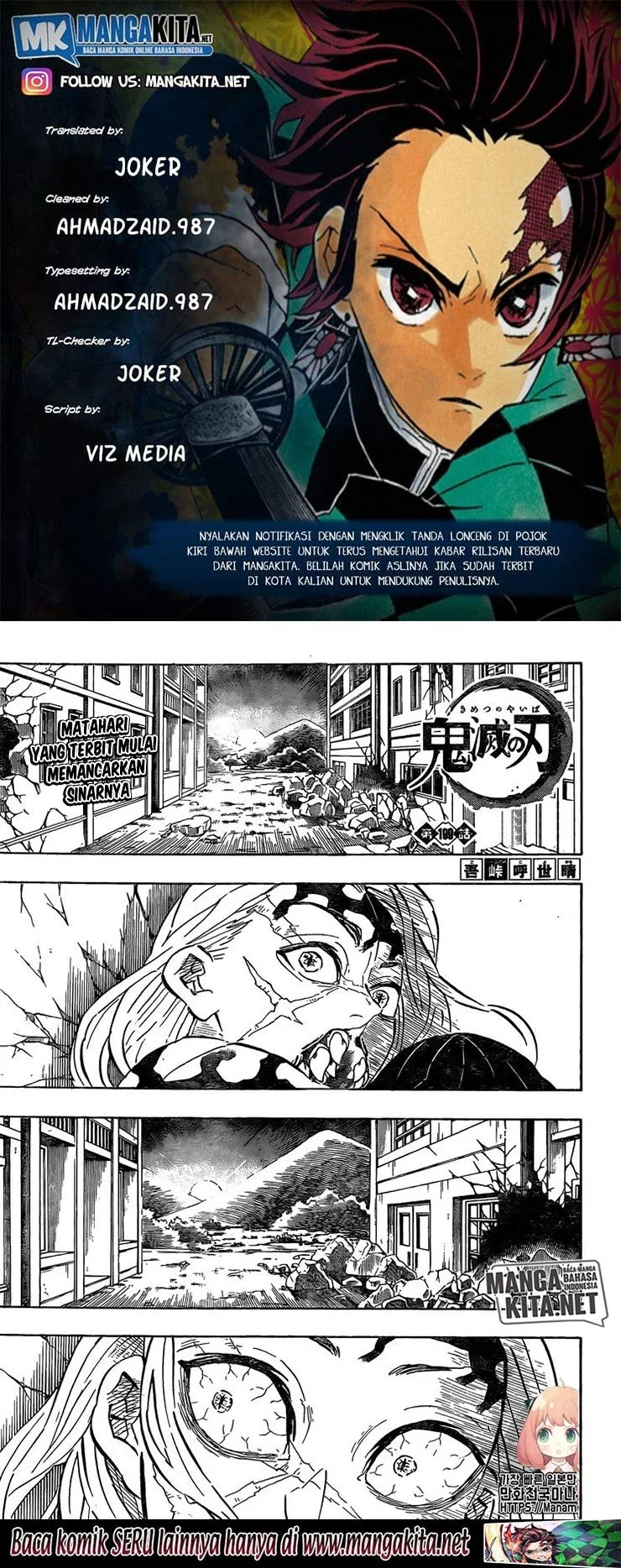 Read Kimetsu no Yaiba Bahasa Indonesia ID Manga Online