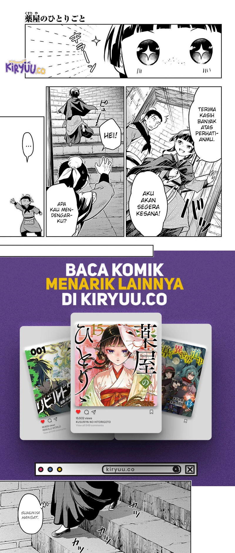 Read Kusuriya no Hitorigoto ID Manga Online