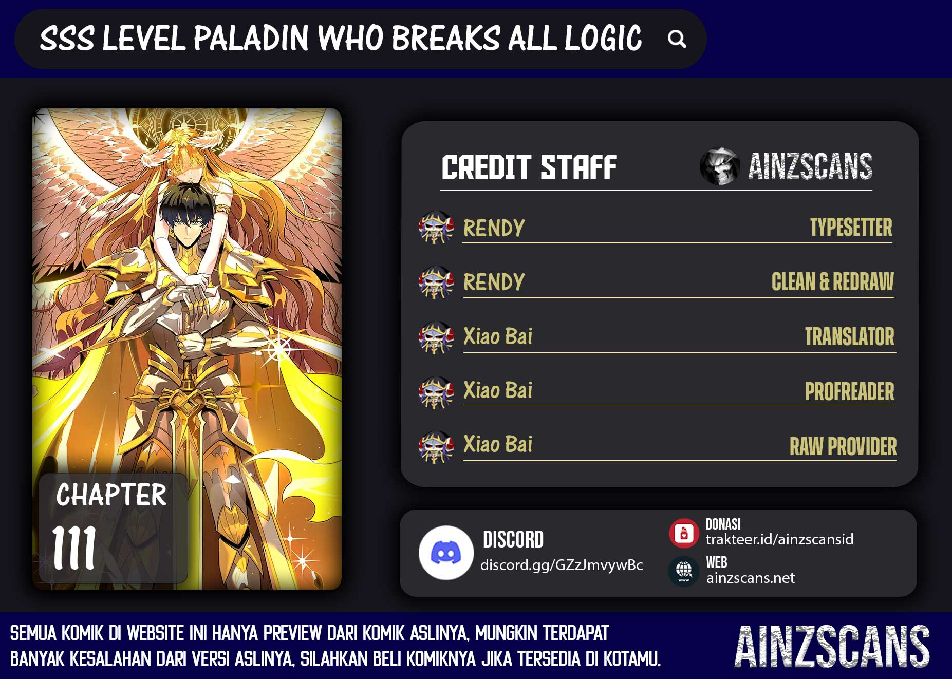 Read SSS-level Paladin Who Breaks All Logic ID Manga Online