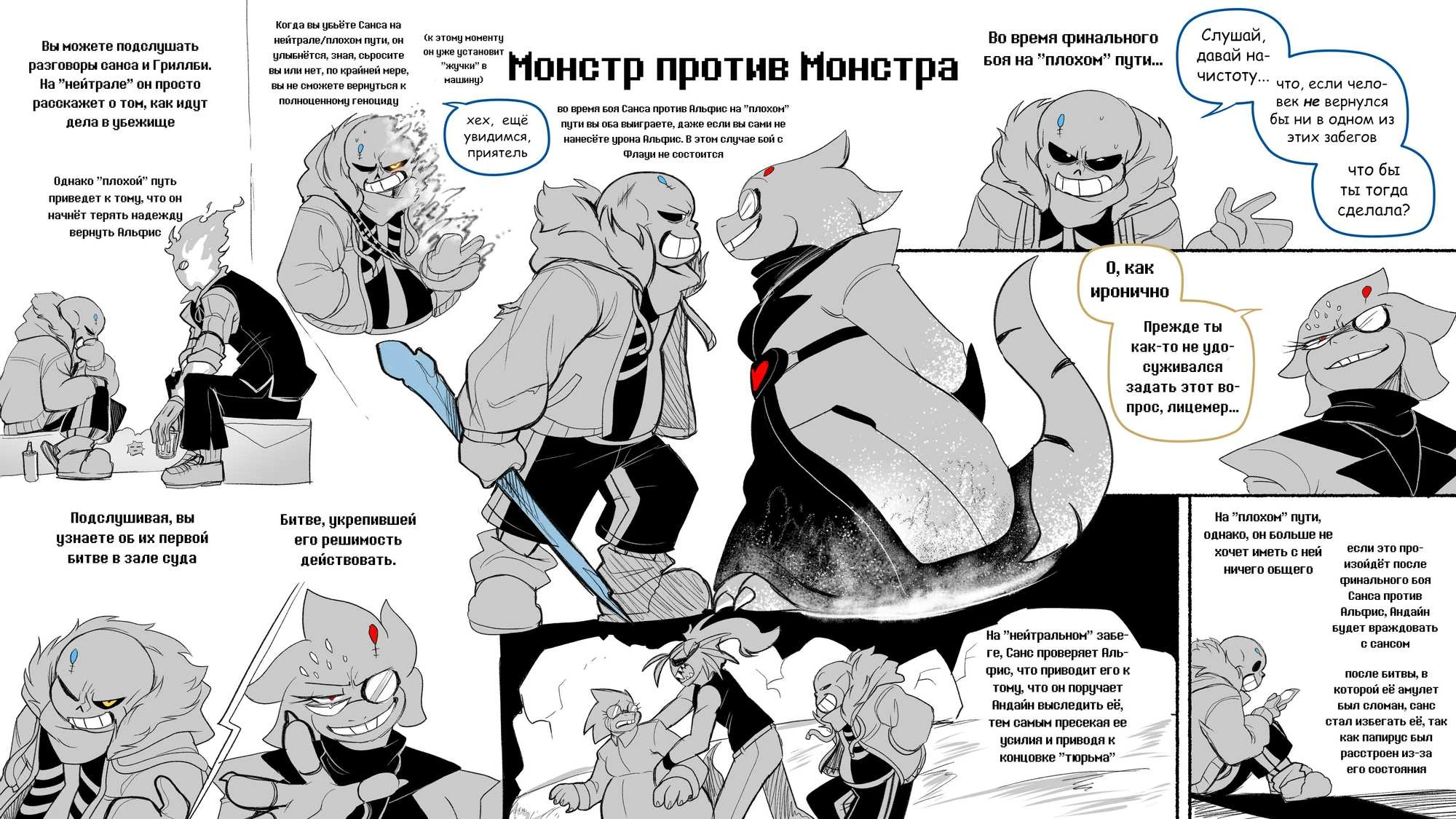 Read Доктор Мегало-Undertale АВ Manga Online